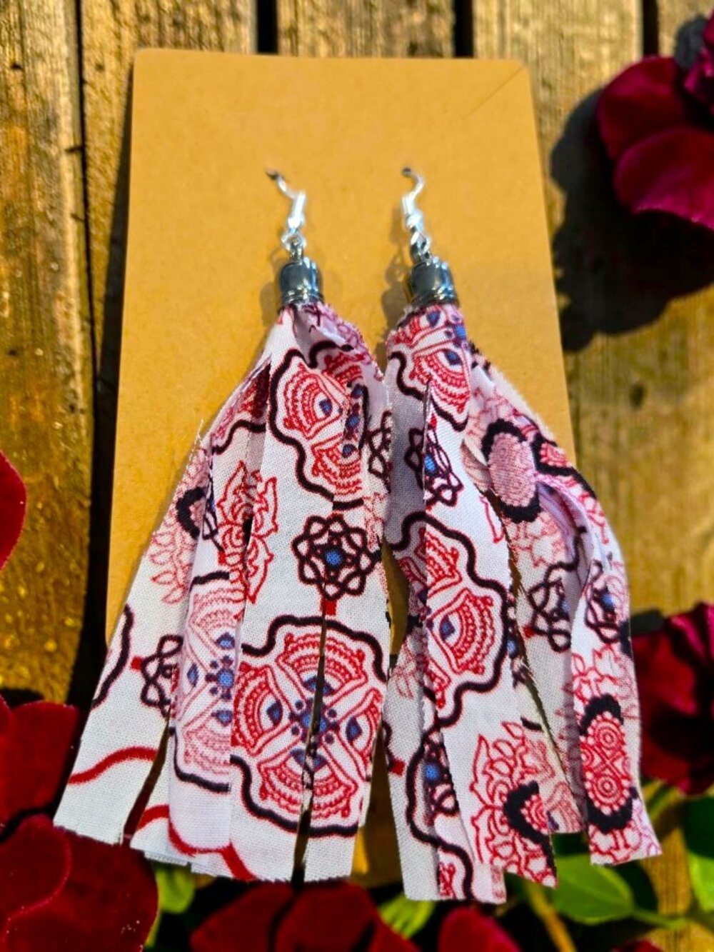 Whimsical Boho Floral Earrings